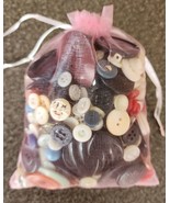 1.2# Bag of Buttons ~ Multicolor ~ Various Sizes ~ Vintage &amp; Modern Butt... - $22.44