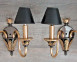 Matched Pair of Italian F. Fabbian Designer Lighting Two Arm Wall Sconces  - $791.01