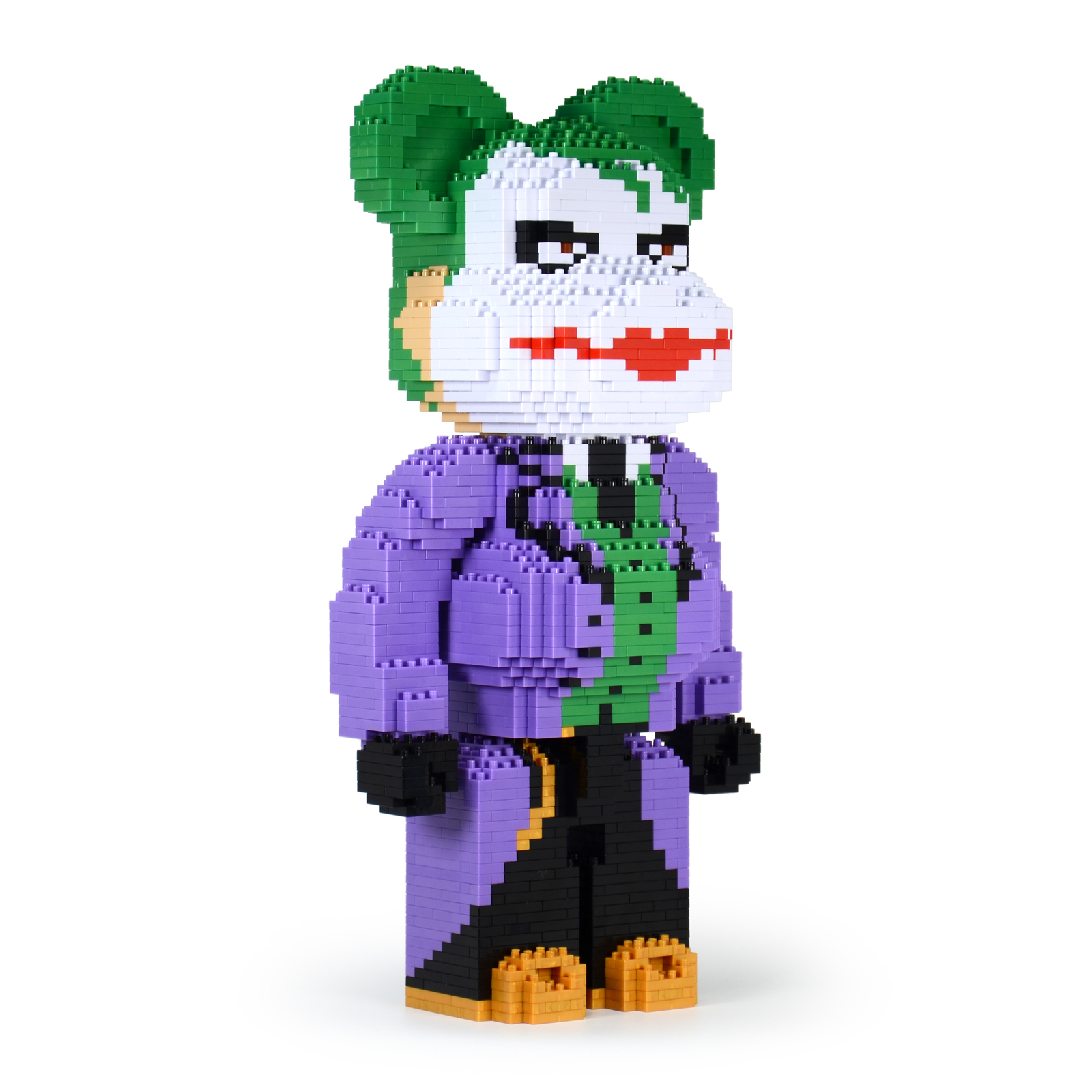 Joker Bearbrick Brick Sculpture (JEKCA Lego Bricks) DIY Kit Item image 3