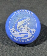 Vintage Alaskan King Salmon 1&quot; Glass Marble - $9.01