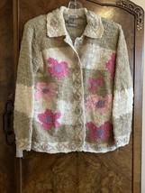 Vtg Ilaria 60&#39;S Handknit Italian Sweater Coastal Grandmother Grannycore Cottage - £66.68 GBP