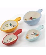 Pioneer Woman ~ Set of Four (4) Stoneware Measuring Cups ~ WILLOW - $38.10 CAD
