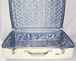 Vintage American Tourister Tiara Suitcase White Blue Inside Hard/Key in ... - $159.99