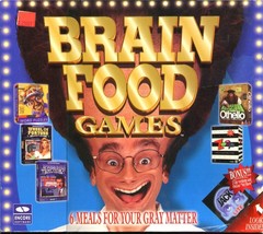 Brain Food Games (6 Super Titles!) (3PC-CDs+, 1996) For Pc - New In Big Box - £4.00 GBP