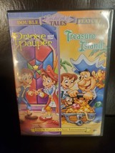 Enchanted Tales Double Feature The Prince and the Pauper &amp; Treasure Island DVD - $4.98