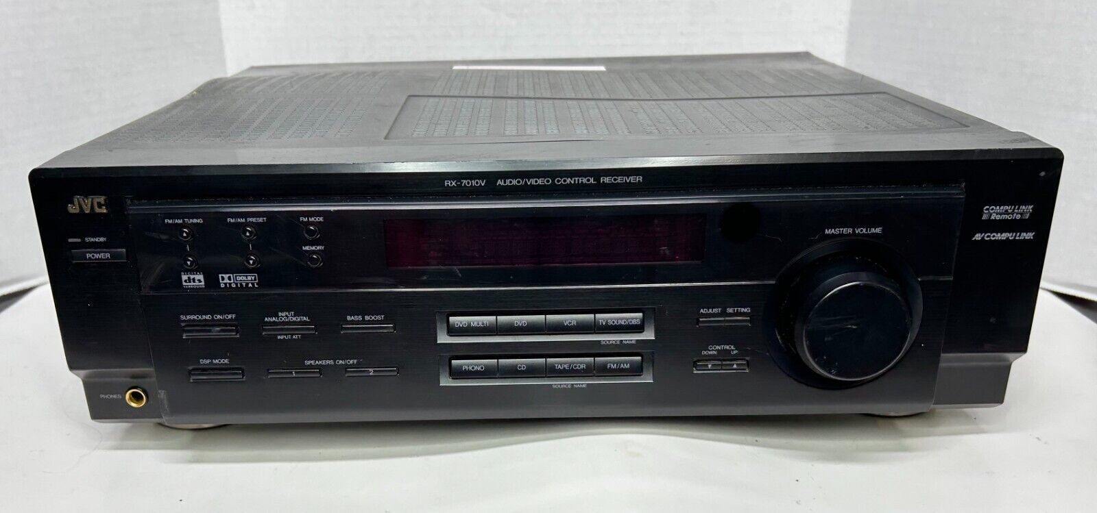 JVC RX-7010V A/V Receiver, 5 Channel / 100 Watts (500w total), 8-16 OHMS... - $84.10