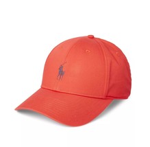 Polo Ralph Lauren Men's Twill Logo Pony Baseball Cap Adjustable Strap Hat Red - $33.90