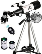 Telescope, 70mm Aperture 400mm AZ Mount Astronomical Refracting Telescope - $136.48