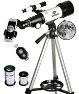 Telescope, 70mm Aperture 400mm AZ Mount Astronomical Refracting Telescope - £107.83 GBP