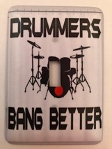 Drums Metal Switch Plate Rock&amp;Roll - £7.23 GBP