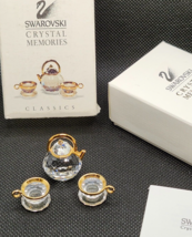 Swarovski Crystal Memories -Tea Set #174009 Figure - £31.38 GBP