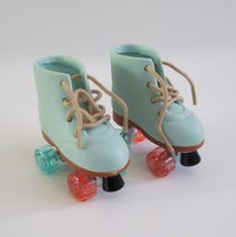 Our Generation Doll Roller Skates Laces Rolling Wheels 18 Inch Dolls Battat - £11.63 GBP