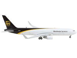 Boeing 767-300F Commercial Aircraft UPS Worldwide Services White w Dark Brown Ta - £49.68 GBP