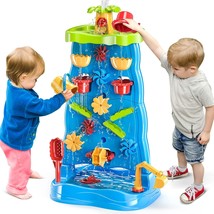 Toddlers Water Table Waterfall Maze-Like Wall - Double-Sided Water Sand ... - $66.99