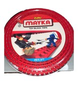 Zuru Mayka Toy Block Tape For Building Blocks Stud 2M / 6.5Ft. RED works... - $21.66 CAD