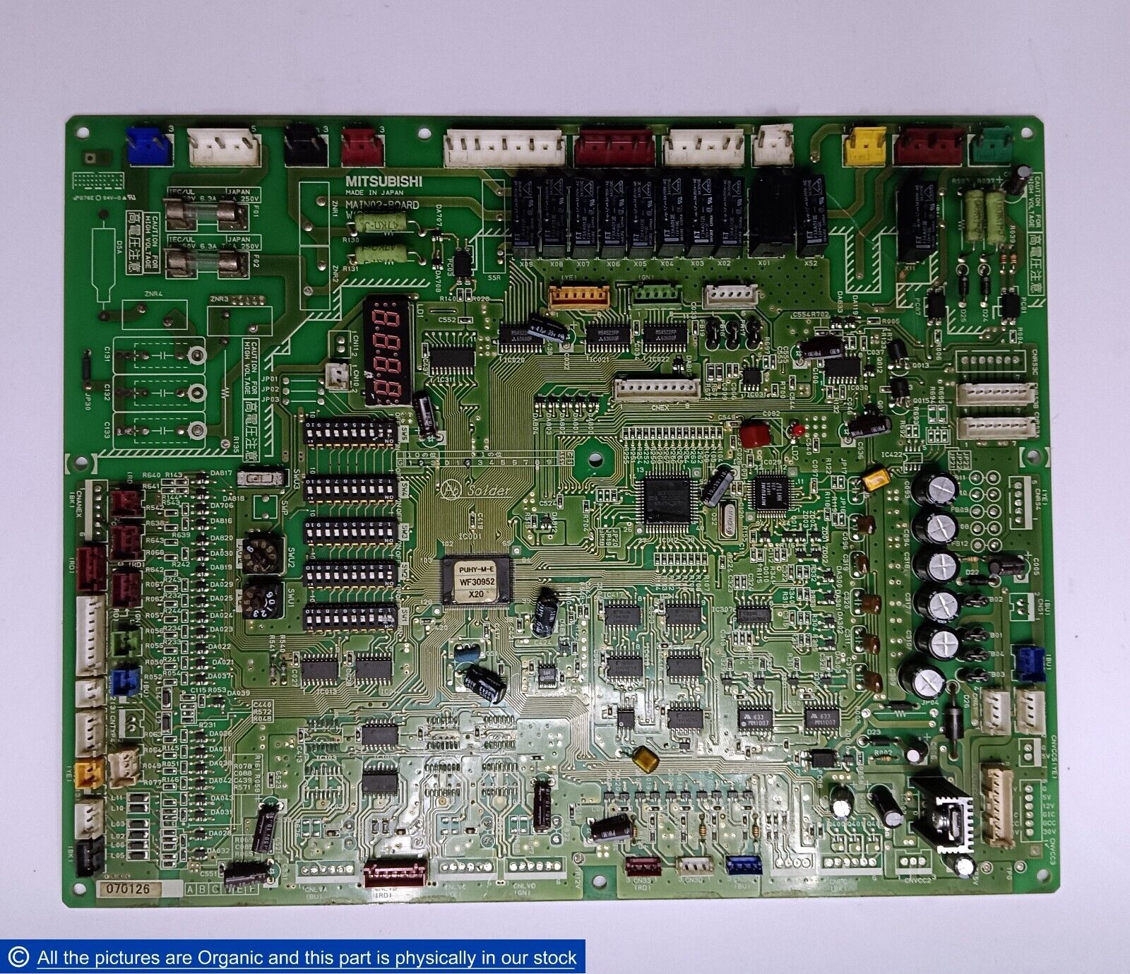 Mitsubishi W126775G07 MAIN02 Air Conditioner Main Control Board PUHY-M-E... - $315.00