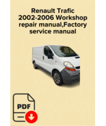 Renault Trafic 2002,2003,2004,2005,2006 Workshop repair manual,Factory s... - €15,55 EUR