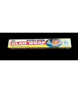 VTG Glad Wrap Clear Plastic Polyethylene 150 Sq Ft Extra Wide Union Carb... - $342.31 MXN