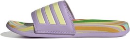 adidas Womens Adilette Comfort Sandals,Purple/Pearl Citrine/Purple,7 - $59.39