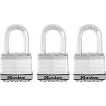 3-PACK Master Lock Magnum 3.56 in H X 2 in W X 2 in. L Duel Ball Bearing... - $24.99