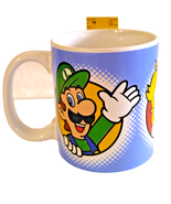 Super Mario Bros Coffee Mug Frankford Candy Mario, Luigi &amp; Peach Nintend... - $12.14 CAD