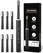 Sonic Electric Toothbrush for Adults &amp; Kids - Travel Rechargeable Electr... - £17.77 GBP