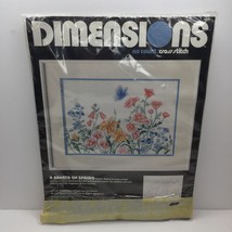 Dimensions No Count Cross Stitch Karen Avery A Breath of Spring 14&quot;x10&quot; ... - £18.04 GBP