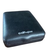 CD Projects Hinged Faux Black Leather Compact Disc Storage Case 24 CD Ca... - £19.43 GBP