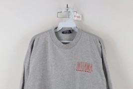 Vintage 90s Mens Medium Indiana University Basketball Long Sleeve T-Shirt SUA - £46.92 GBP