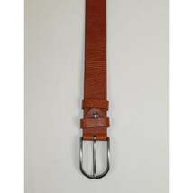 Men's Belt By PICCODER Turkey Genuine Leather Textured 3913 Tan image 3