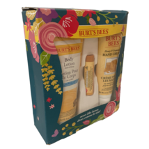 Burts Bees Sweet Like Honey Gift Set Body Lotion Hand Cream Lip Balm New - £11.75 GBP