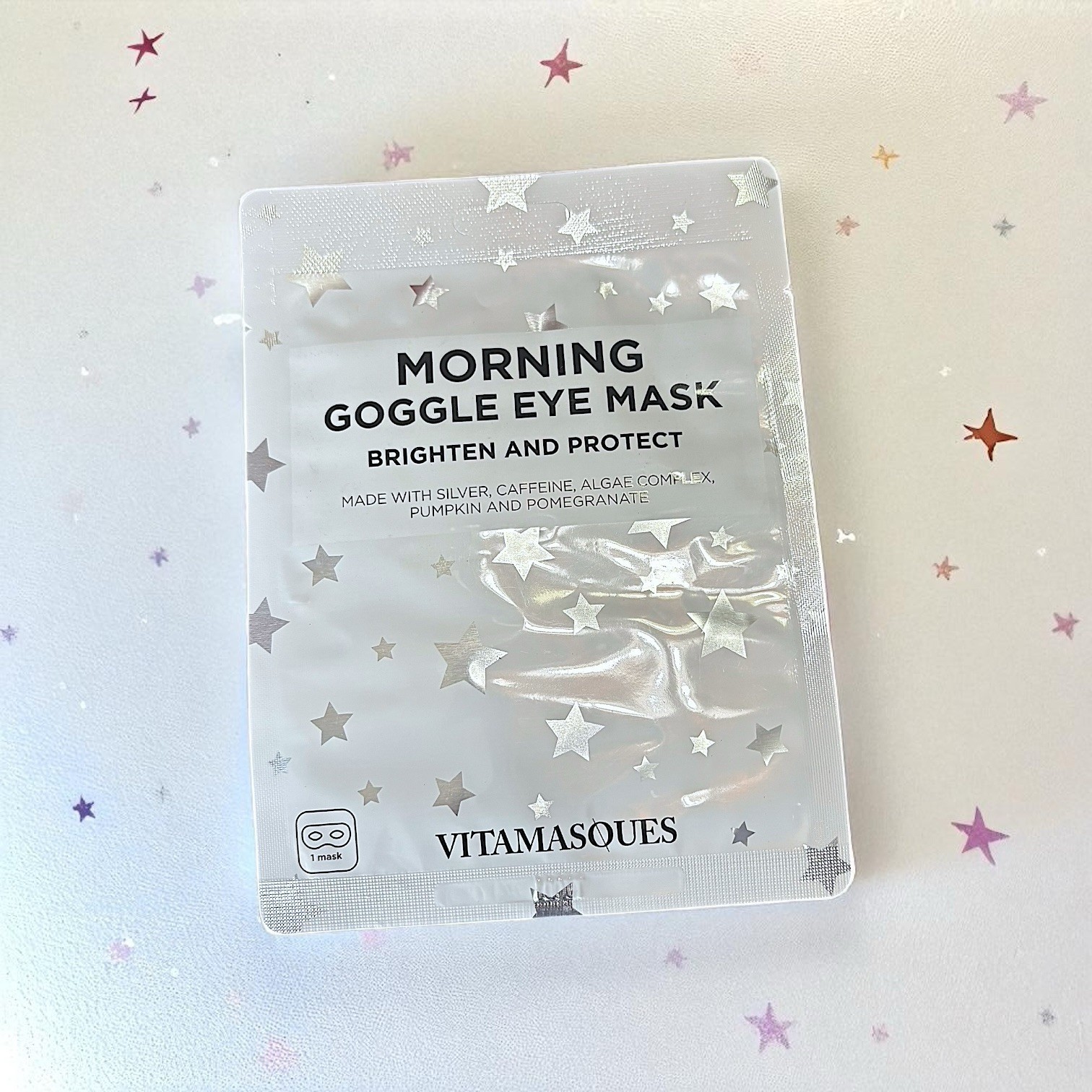 Vitamasques Stars Goggle Eye Mask Brighten & Protect 0.34 Oz New- 1 Mask - NIP Item image 13