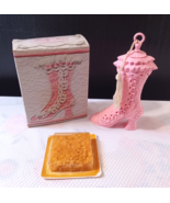 Vintage Avon Frilly Boot Closet Pomander and Potpourri Fragranced Wax Ch... - $12.22 CAD