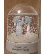 I&#39;m Sending You A White Christmas Snow Globe 1986 Precious Moments 552151 - £28.76 GBP