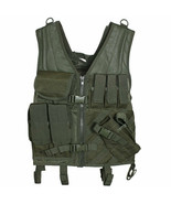 NEW Heavy Duty Military Assault Cross Draw MOLLE Tactical Vest OD OLIVE ... - €60,59 EUR
