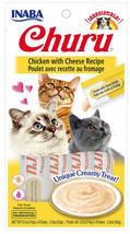 Inaba Churu Chicken with Cheese Recipe Creamy Cat Treat 16 count (4 x 4 ct) Inab - £15.76 GBP