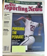 The Sporting News Larry Bird Retires Boston Celtics John Smoltz  August ... - $17.50