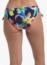 La Blanca Womens By The Sea Side Tie Bikini Bottom Navy Sz 8 NWT Beach MSRP $64 - £23.48 GBP