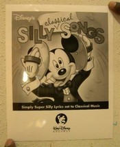 Disney&#39;s Silly Classical Songs Press Kit Photo Walt Disney Micky Mouse - $27.34