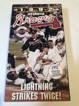 1992 Atlanta Braves VHS Tape Lightning Strikes Twice S2B - £11.81 GBP