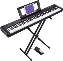 Starfavor 88 Key Digital Piano Beginner Electric Keyboard Full Size with... - £290.95 GBP