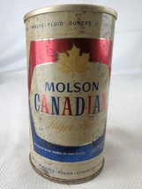 Molson Canadian Lager Beer Montreal CAN Pull Tab Beer Can EMPTY - £11.94 GBP