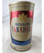 Molson Canadian Lager Beer Montreal CAN Pull Tab Beer Can EMPTY - £11.67 GBP
