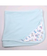 Baby Morgan Thermal Waffle Weave Vintage Baby Blanket Hooded Zoo Animals Aqua - $29.87