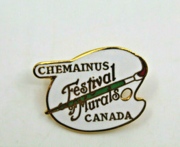 Chemainus Festival of Murals British Columbia BC Canada Collectible Pin Vintage - £12.22 GBP