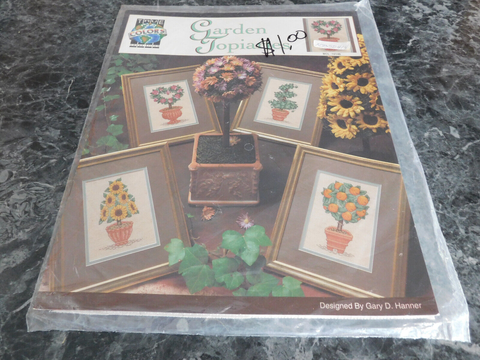 True Colors Garden Topiaries Cross Stitch Kit - $5.99