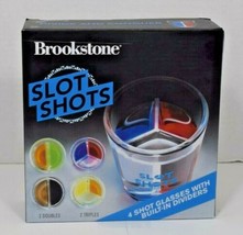 Brookstone Slot Shots  Divide and Conquer Shot Glasses (Open Box) - £16.19 GBP