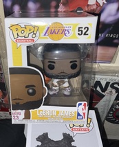 Funko Pop LA Lakers : LeBron James #52 White Uniform Vinyl &quot;MINT&quot; New  - £15.93 GBP