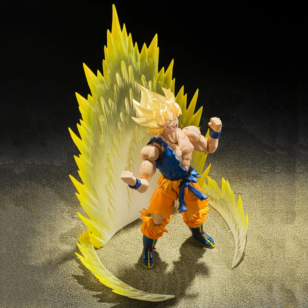 Original 14cm S.h.figuarts Dragon Ball 15th Anniversary Son Goku Super Saiyan - £238.69 GBP