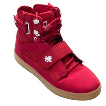 Women’s Shoes Vlado Footwear Atlas Ii W’s Red High Tops Lace-up Strap Size 8.5 - £28.67 GBP